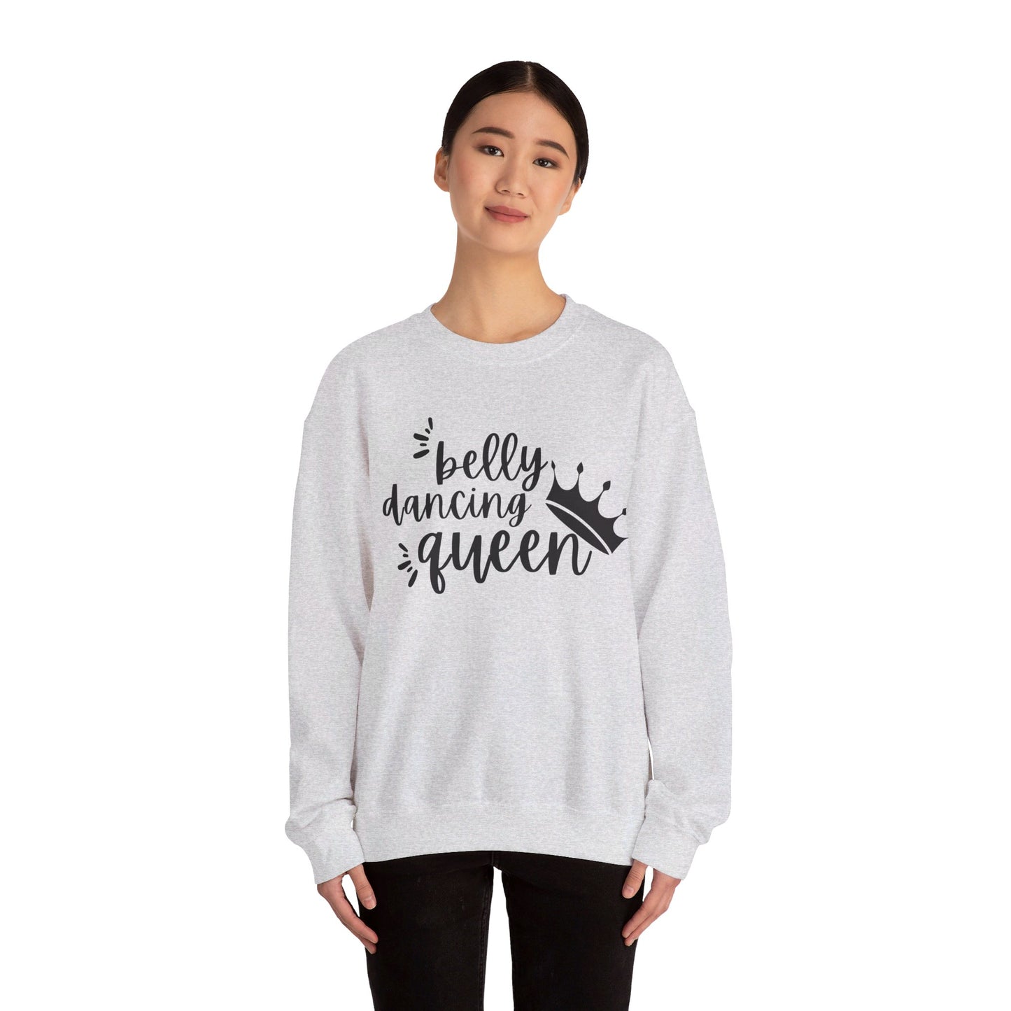 Belly Dancing Queen Sweatshirt, Black Graphic