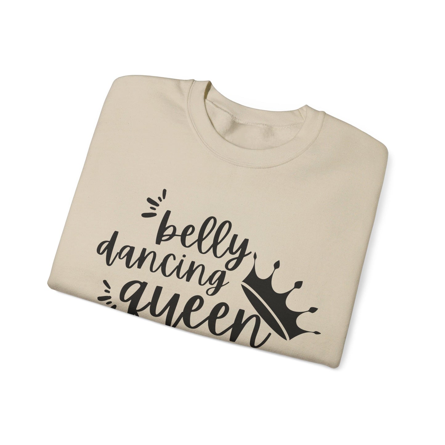 Belly Dancing Queen Sweatshirt, Black Graphic