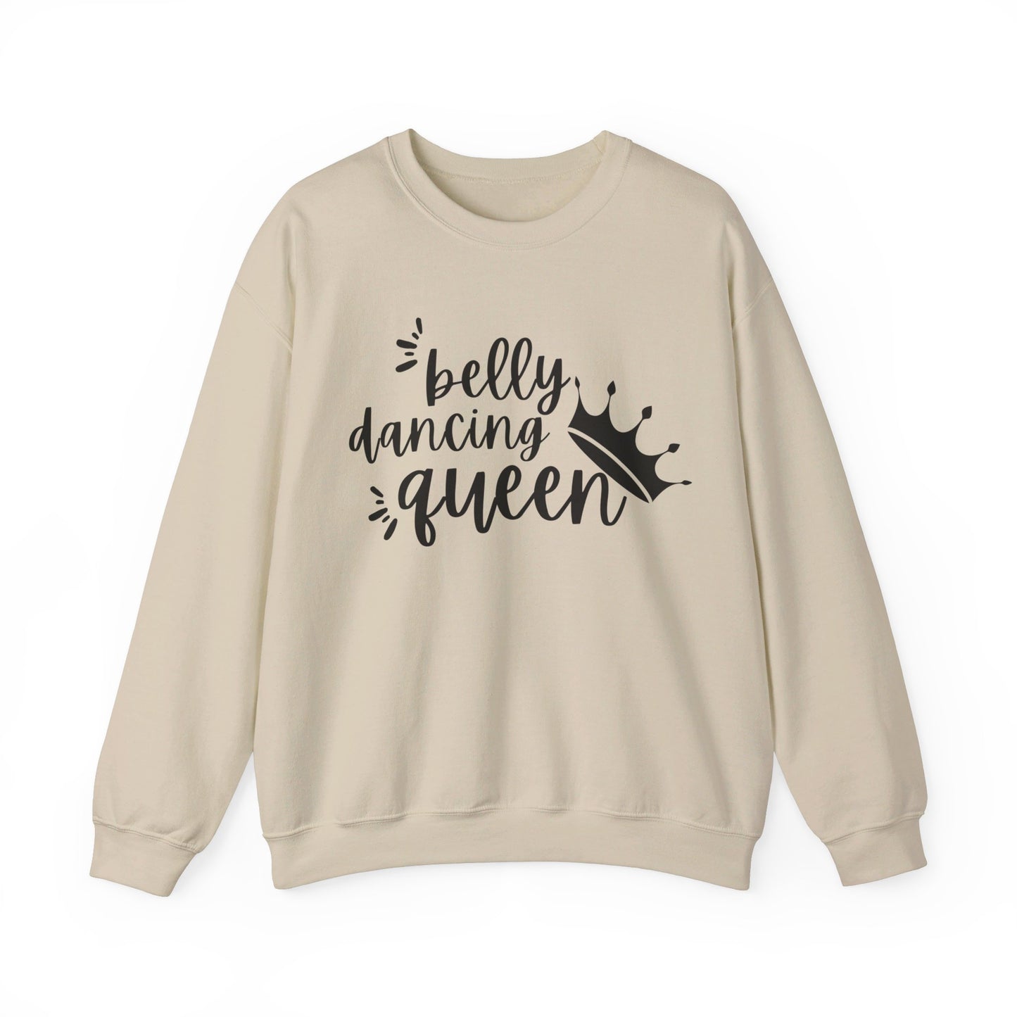 Belly Dancing Queen Sweatshirt, Black Graphic