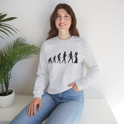 Evolution of Mankind Graphic Sweatshirt