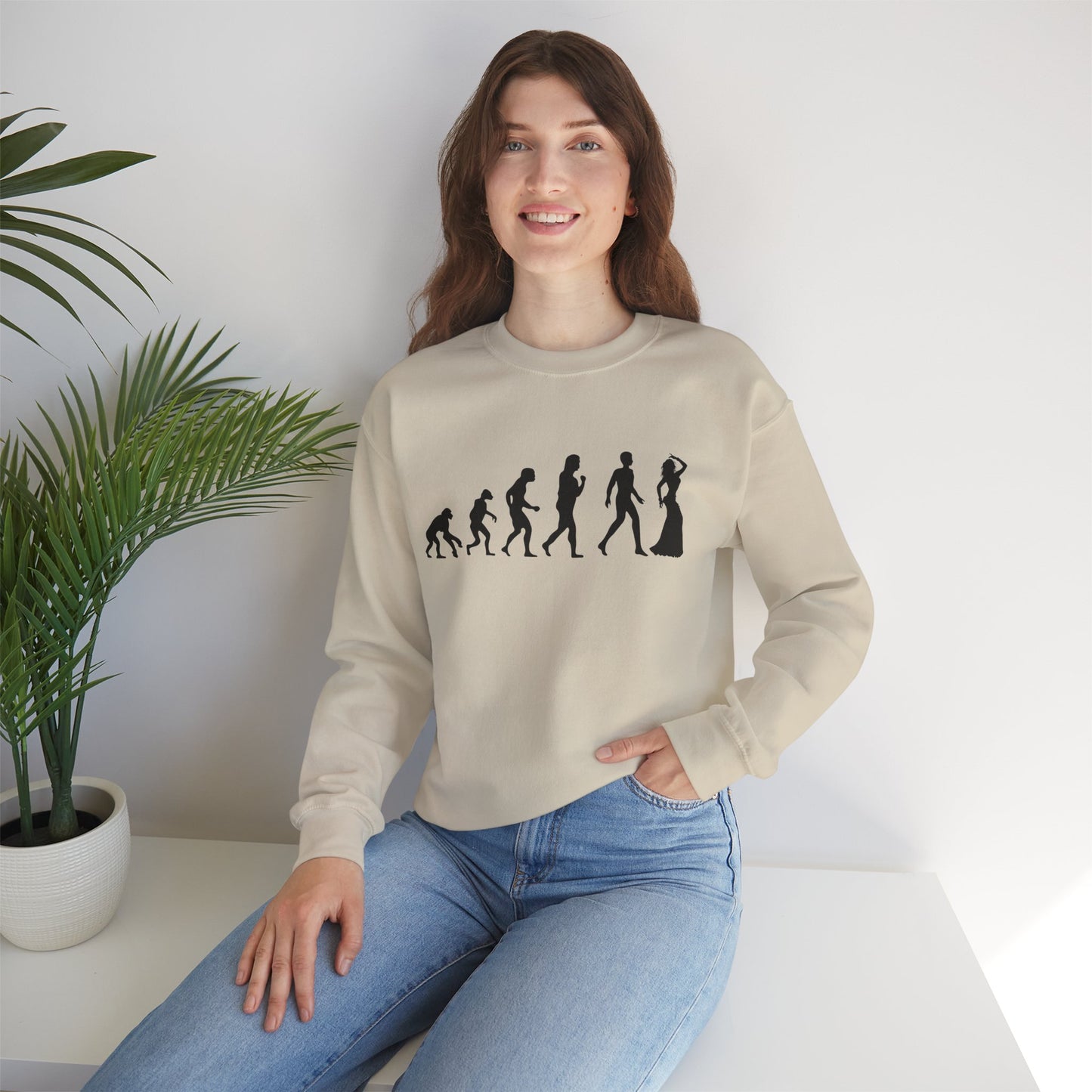 Evolution of Mankind Graphic Sweatshirt