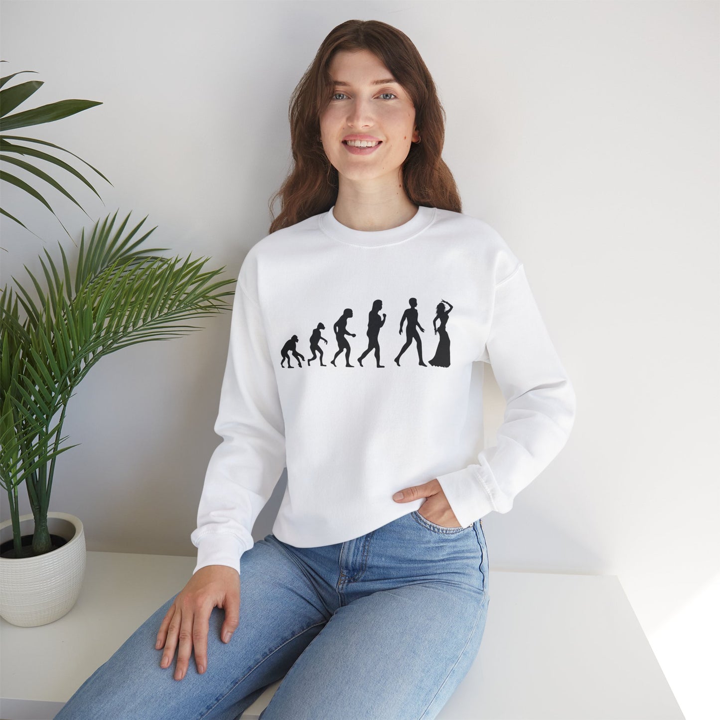 Evolution of Mankind Graphic Sweatshirt