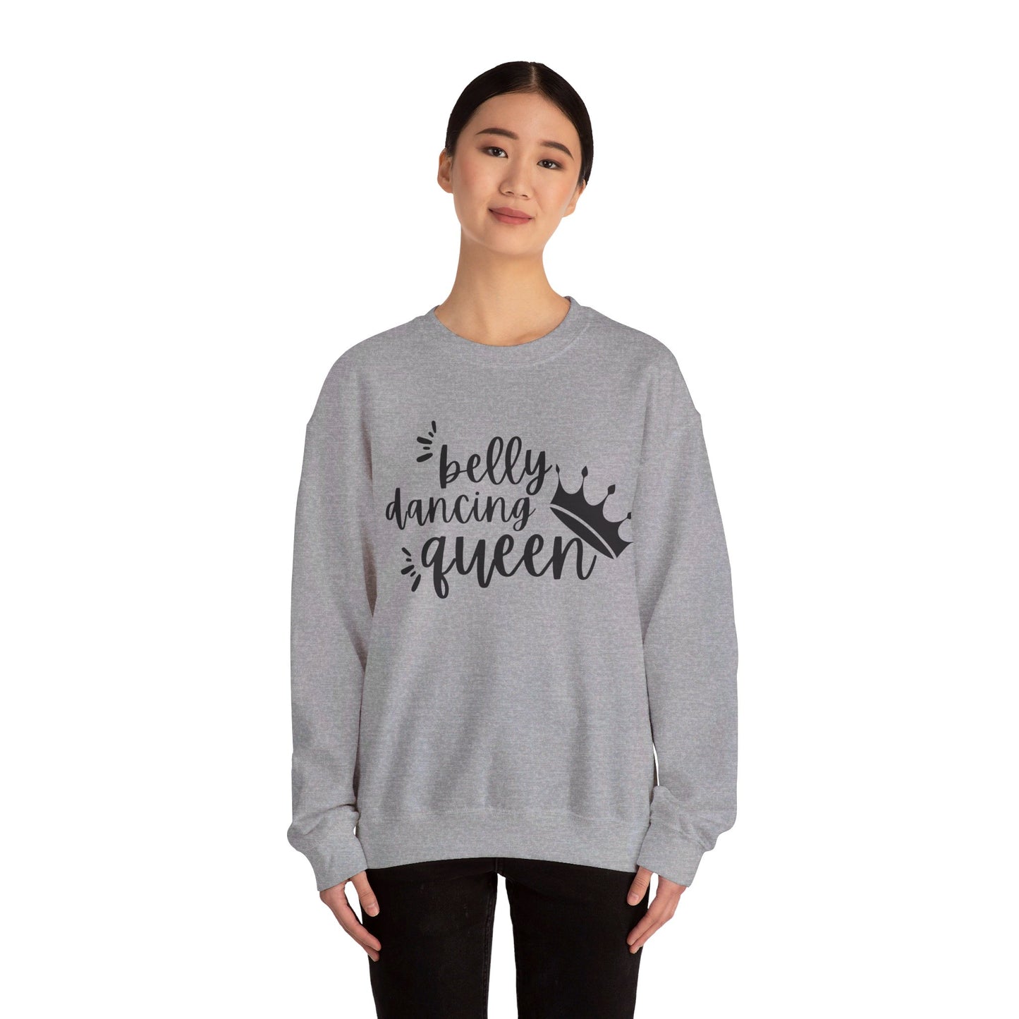 Belly Dancing Queen Sweatshirt, Black Graphic