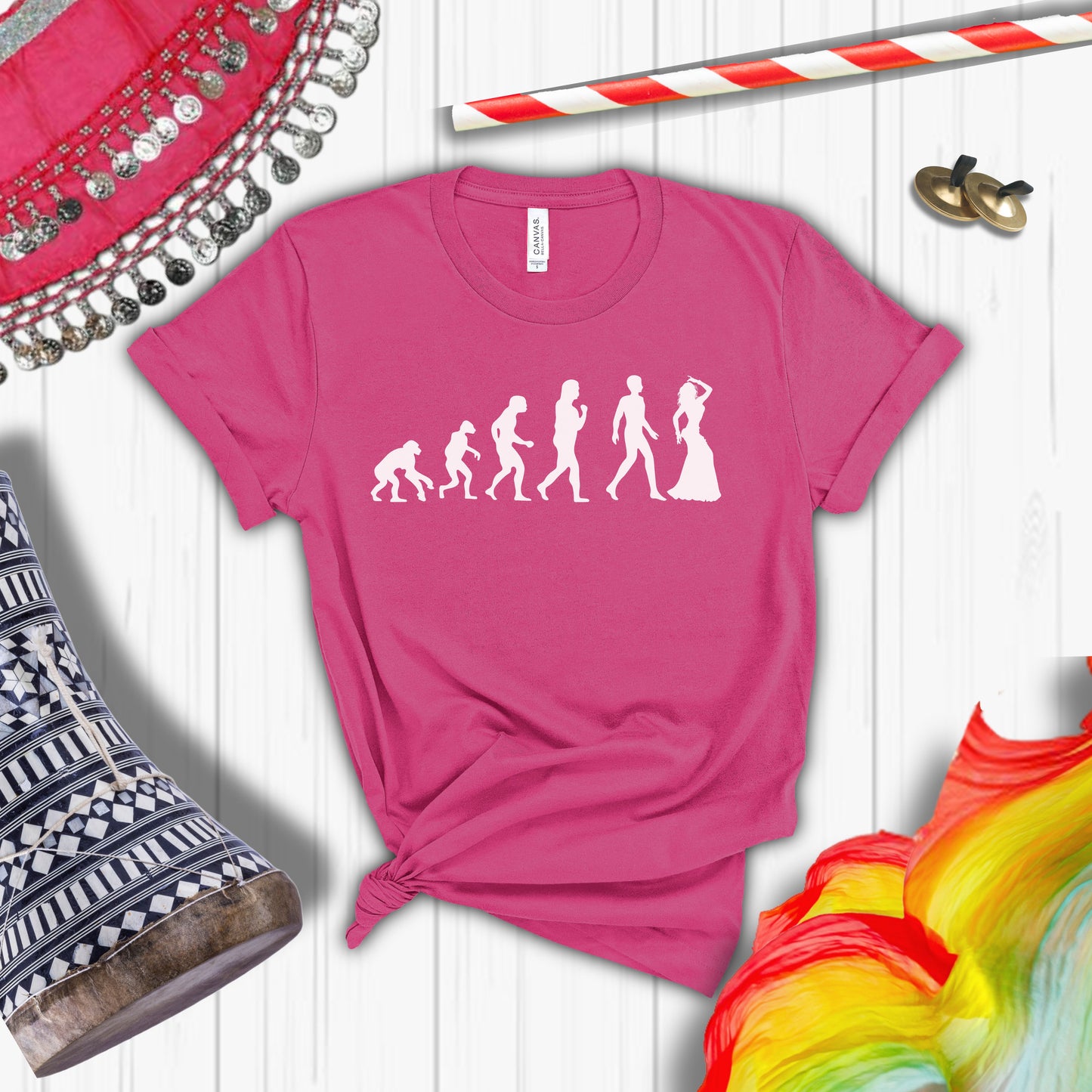 Funny Belly Dance Evolution T-Shirt