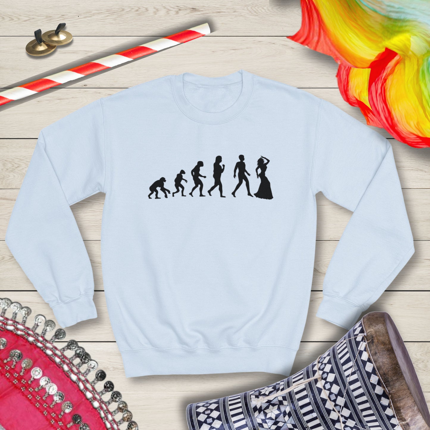 Evolution of Mankind Graphic Sweatshirt