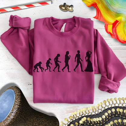 Evolution of Mankind Graphic Sweatshirt