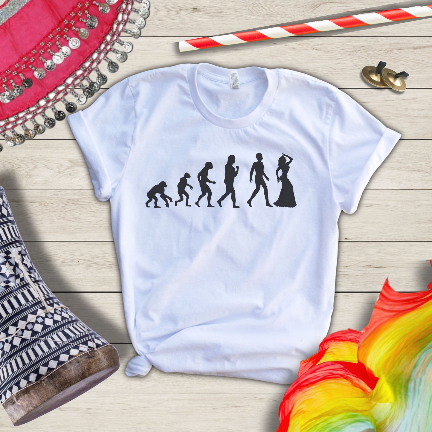 Funny Belly Dance Evolution T-Shirt